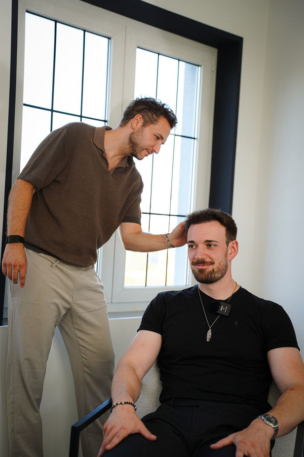Moritz 8 Monate nach der Haartransplantation, Foto-Session
